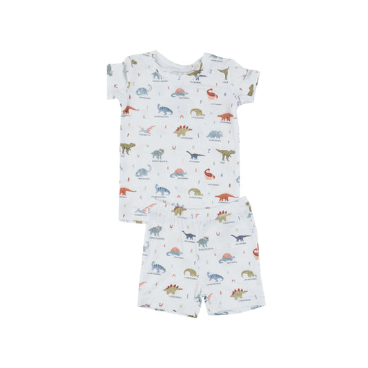 Dinosaur ABC- Two Piece Short Pajama Set