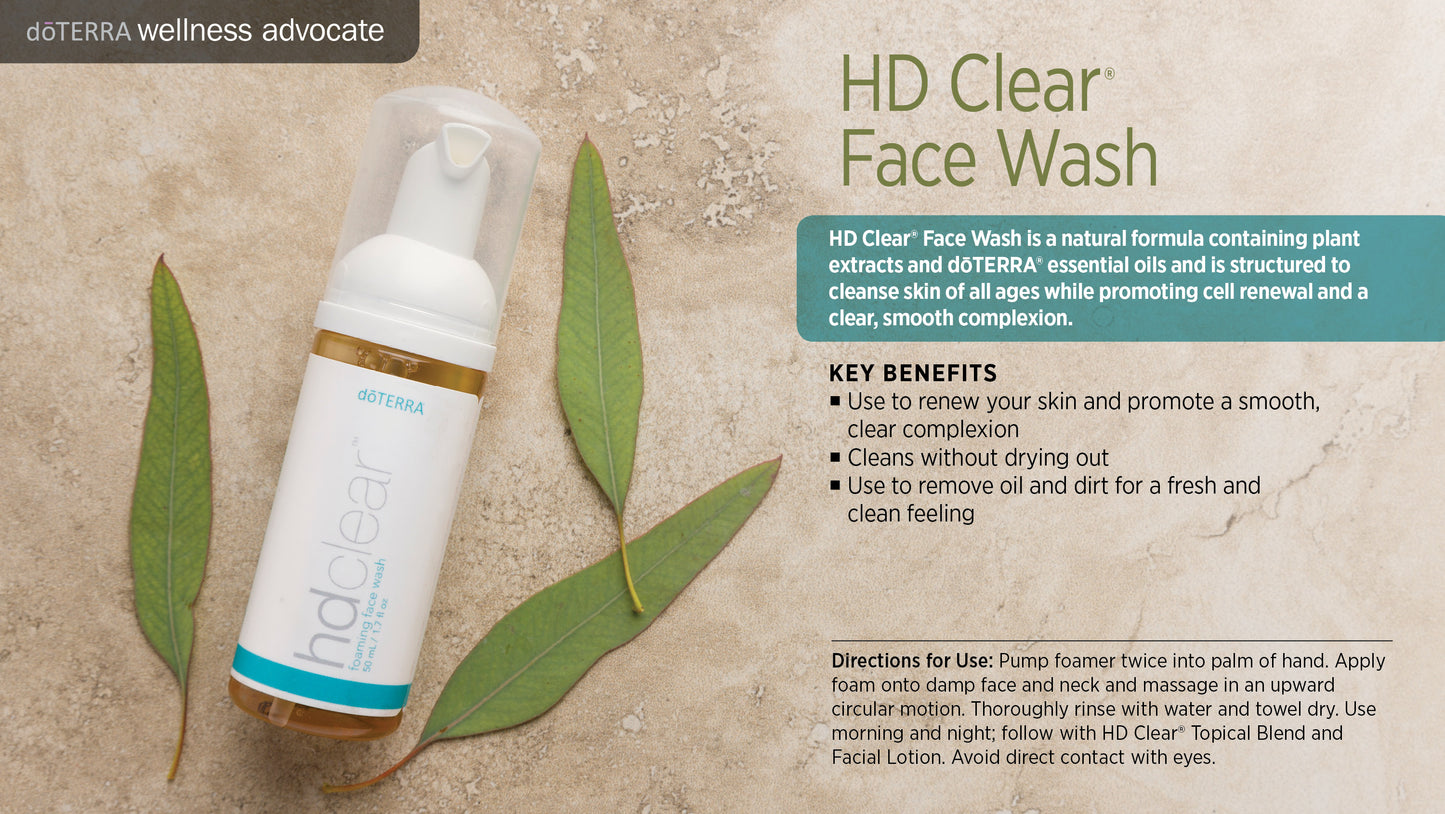 doTERRA HD Clear Foaming Face Wash